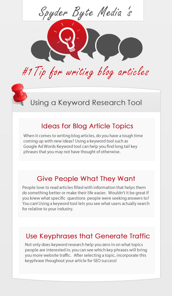 The #1 Tip for Writing Blog Articles for Your Michigan Business
