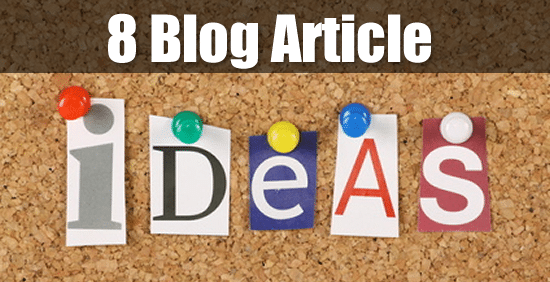 8 Ideas for Your Next Blog Post - by Michigan Internet Marketer