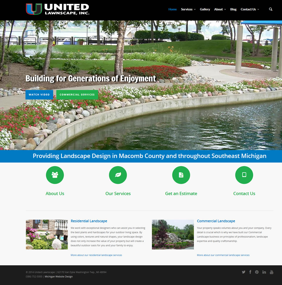 United Lawnscape, Macomb County Landscape Design